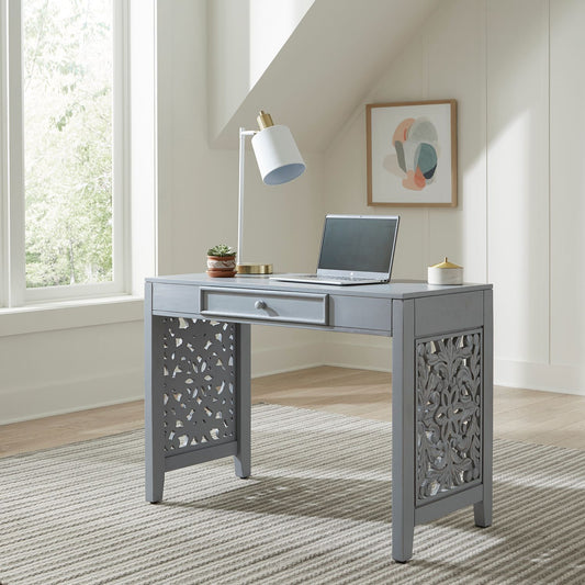 Trellis Lane - Accent Writing Desk- Grey