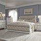 Abbey Park - Queen Uph Sleigh Bed, Dresser & Mirror, Chest, Night Stand