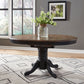 Carolina Crossing - Pedestal Table Set- Black