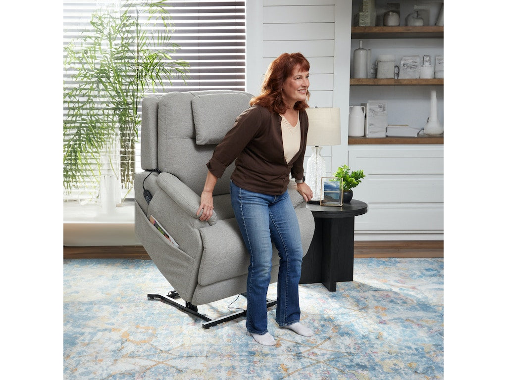 Zecliner Petite Power Lift Recliner with Power Headrest and Lumbar