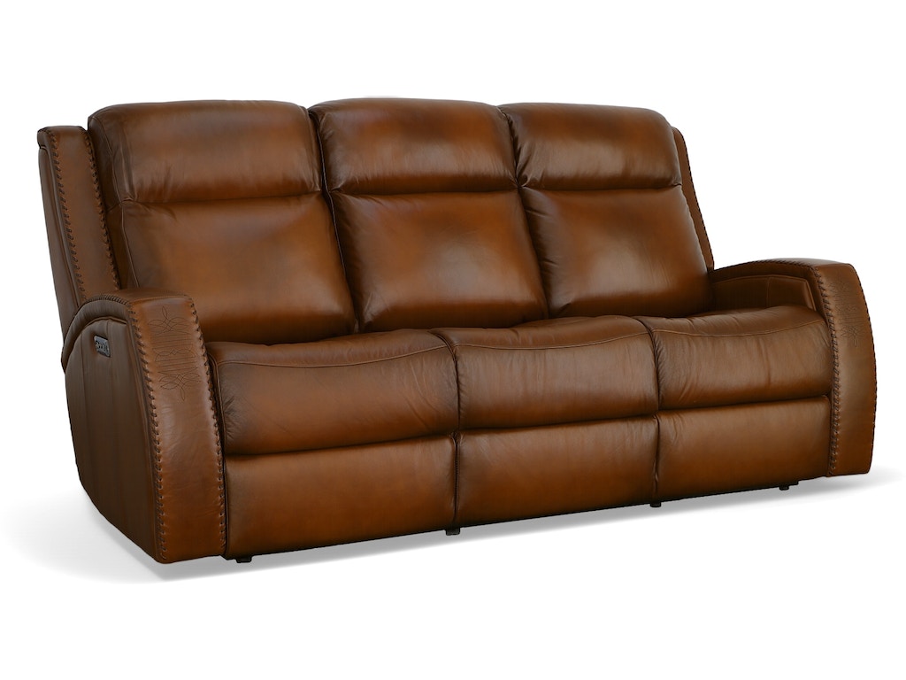 Mustang Power Reclining Sofa with Power Headrests