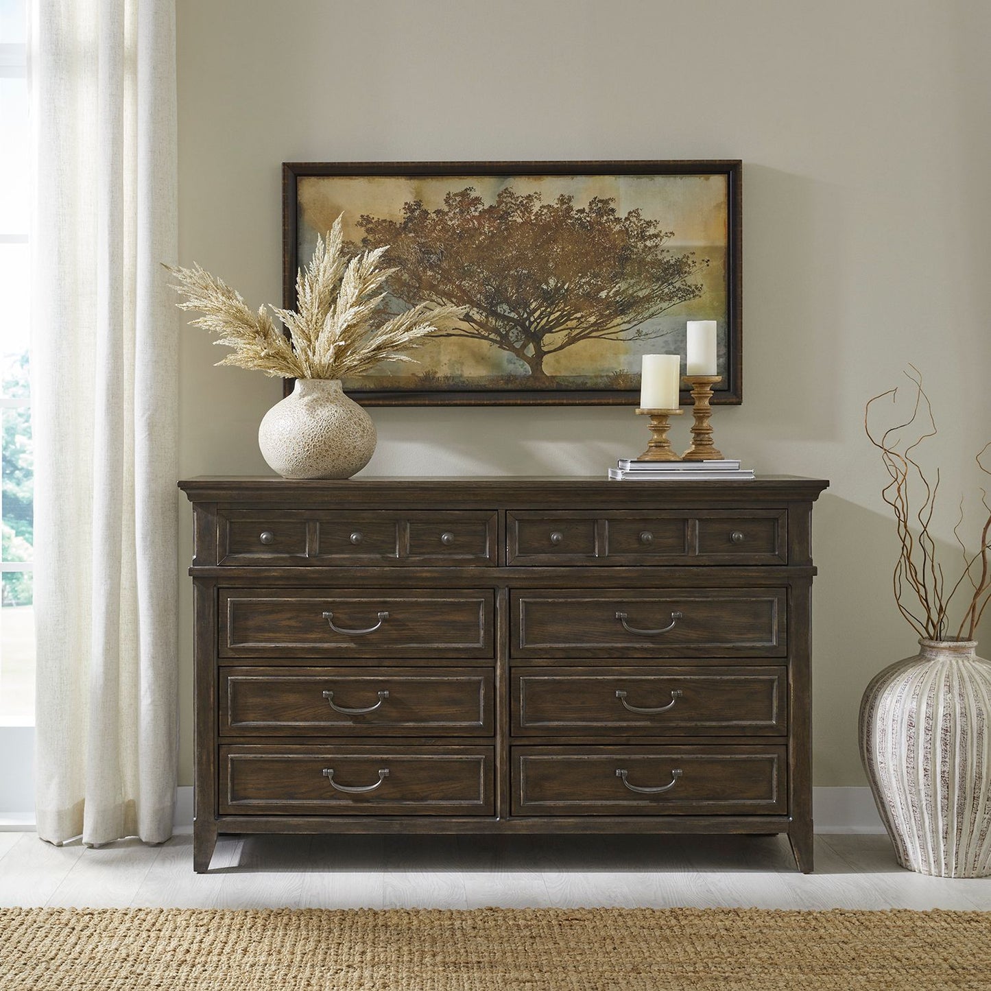 Paradise Valley - 8 Drawer Dresser