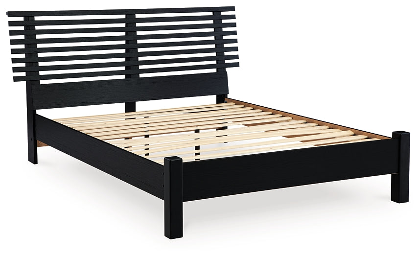 Danziar  Slat Panel Bed