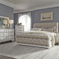 Abbey Park - Queen Uph Sleigh Bed, Dresser & Mirror, Chest