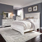 Abbey Park - King California Panel Bed, Dresser & Mirror, Chest