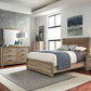 Sun Valley - King Uph Bed, Dresser & Mirror, Night Stand