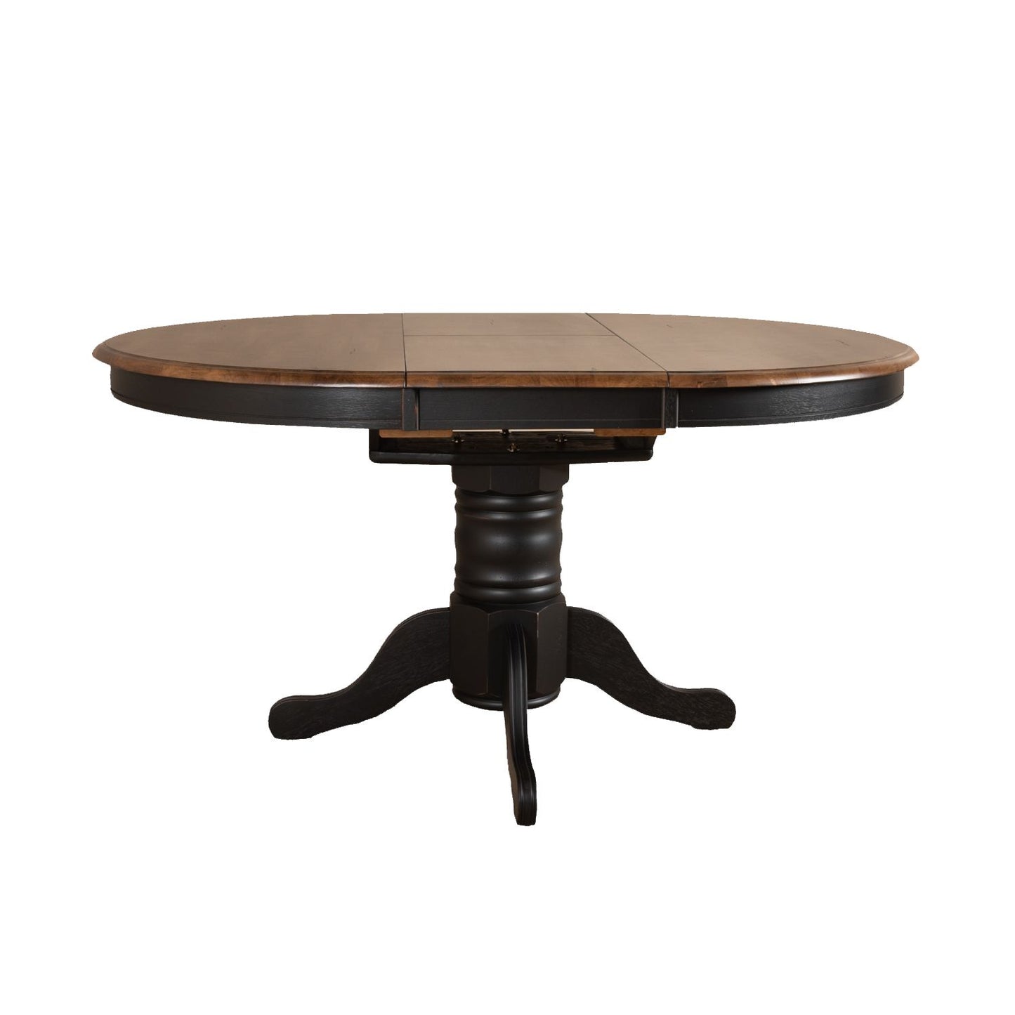 Carolina Crossing - 5 Piece Pedestal Table Set- Black