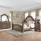 Carlisle Court - King Poster Bed, Dresser & Mirror, Night Stand