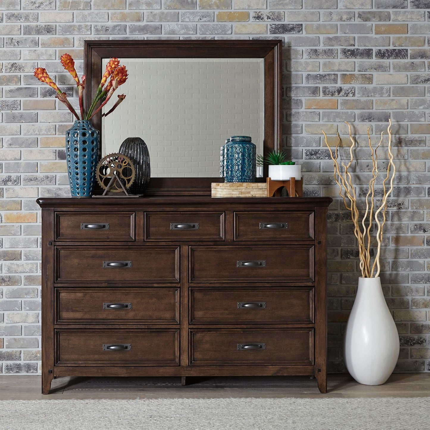 Saddlebrook - Dresser & Mirror