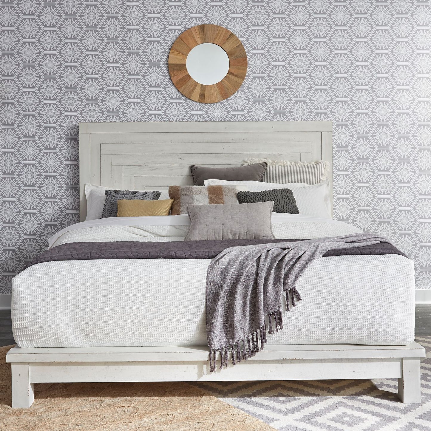 Modern Farmhouse - King Platform Bed