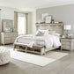 Ivy Hollow - Queen Mantle Storage Bed, Dresser & Mirror, Night Stand