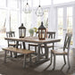 Lindsey Farm - 6 Piece Trestle Table Set