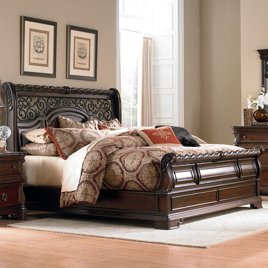 Arbor Place - King California Sleigh Bed