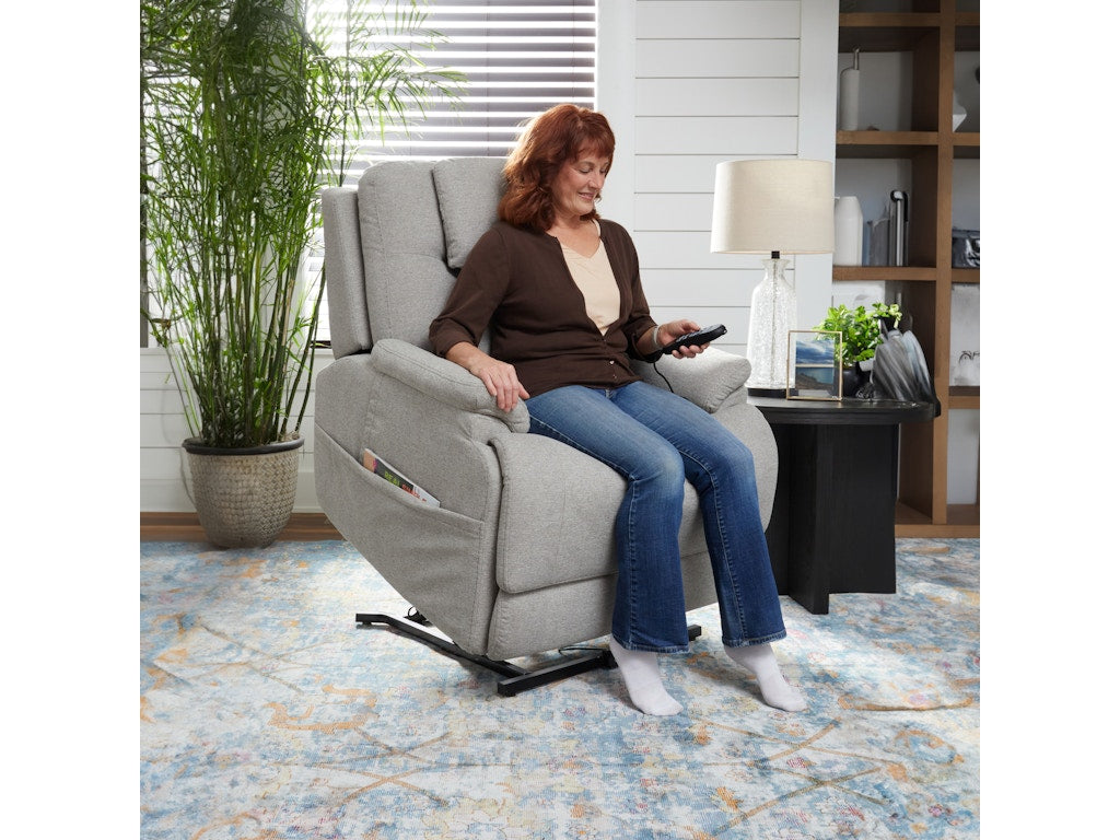 Zecliner Petite Power Lift Recliner with Power Headrest and Lumbar