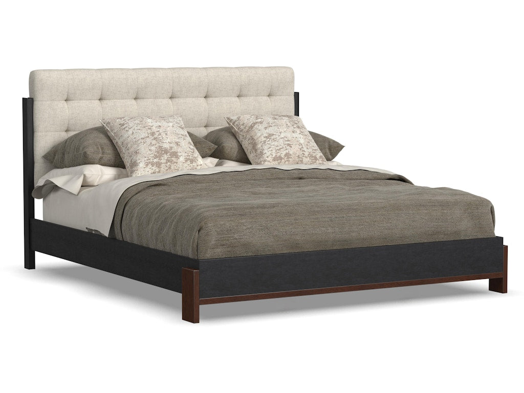 Waterfall Queen Upholstered Bed