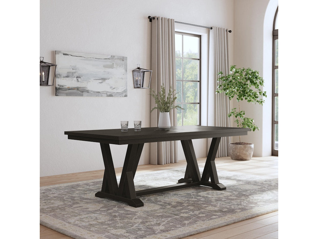 Lattice Rectangular Dining Table