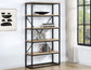 Magnolia Black Bookcase