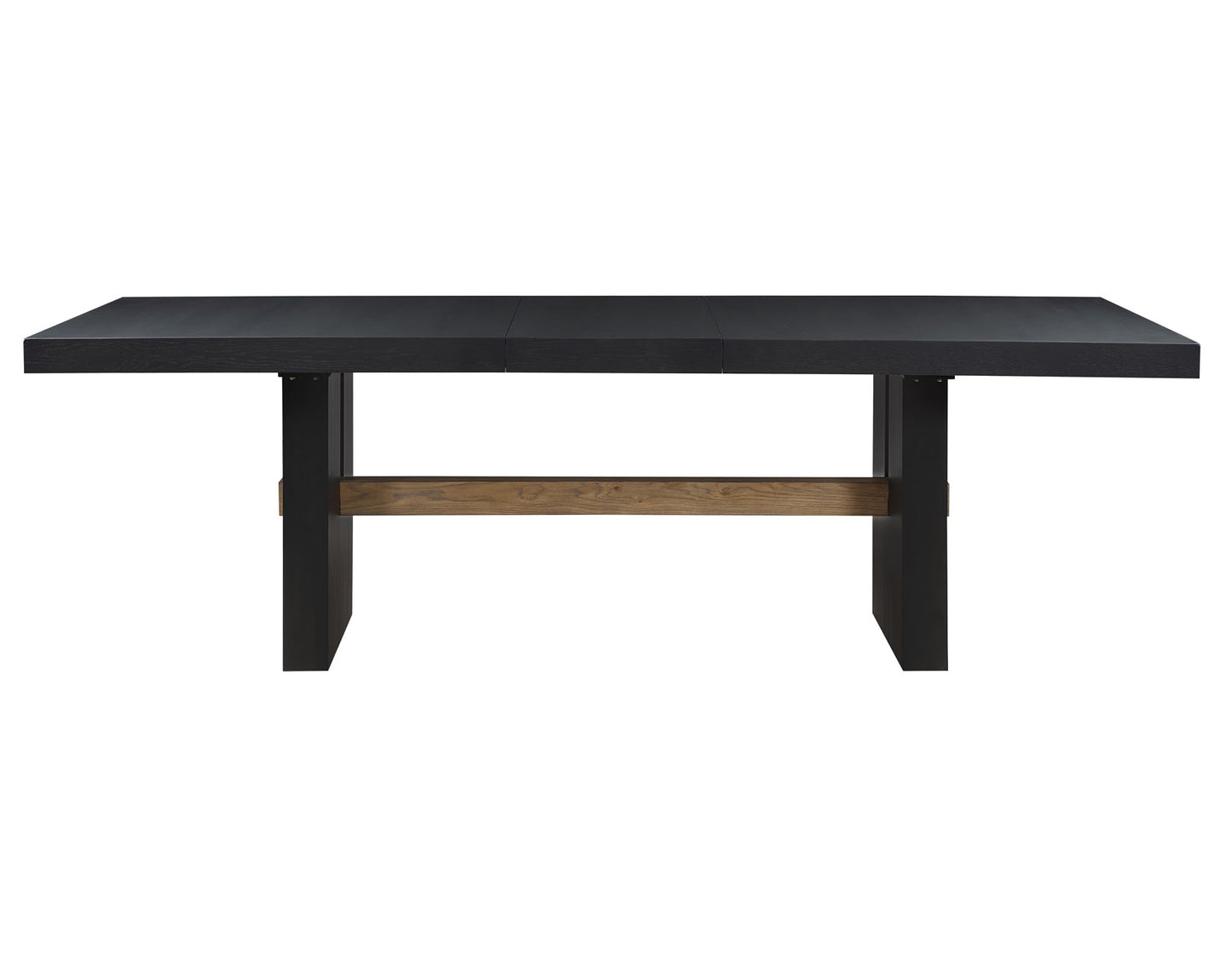 Aubrey 78-96″ Table w/18-inch Leaf, Black