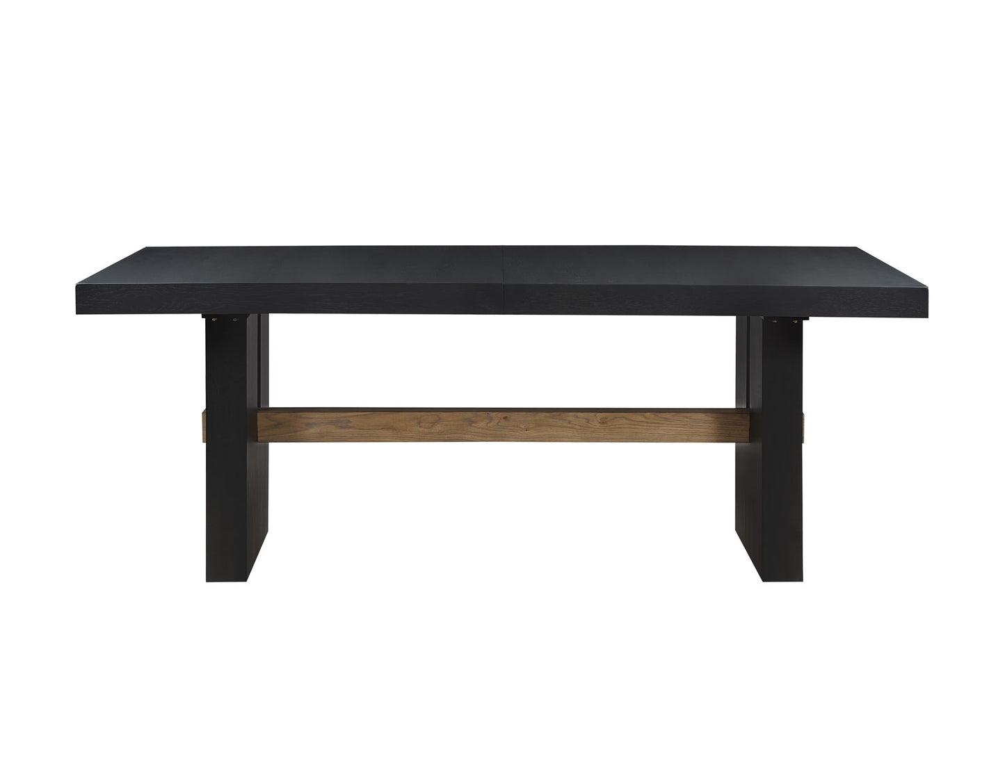 Aubrey 78-96″ Table w/18-inch Leaf, Black