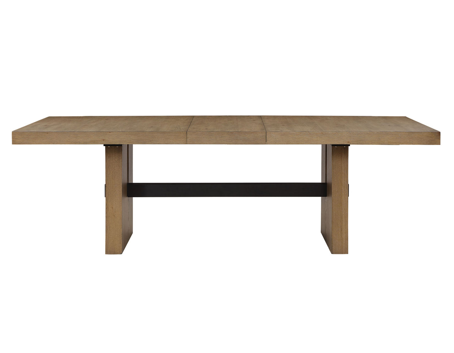 Aubrey 78-96″ Table w/18-inch Leaf, Waxed Driftwood