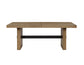 Aubrey 78-96″ Table w/18-inch Leaf, Waxed Driftwood