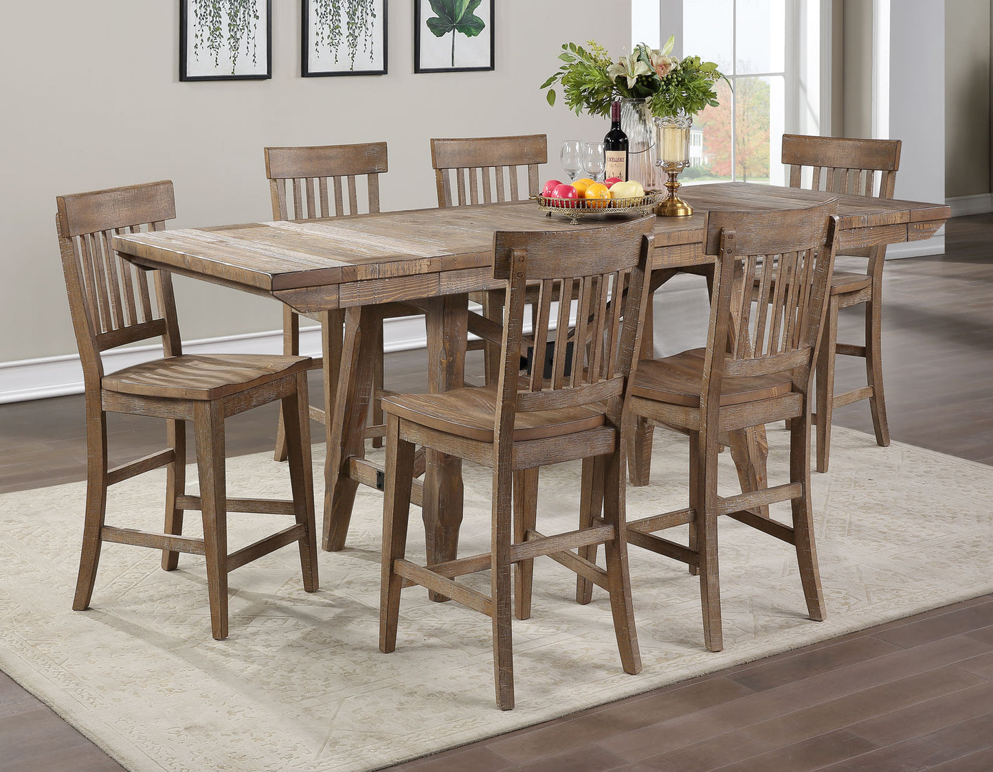 Riverdale 5-Piece Counter Set
(Counter Table & 4 Chairs)