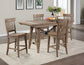 Riverdale 5-Piece Counter Set
(Counter Table & 4 Chairs)