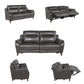 TRENTO DUAL-POWER LEATHER 3-PIECE RECLINING SET