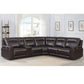 DONCELLA DUAL-POWER LEATHER 6-PIECE SECTIONAL