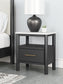 Cadmori Full Upholstered Panel Bed with Mirrored Dresser and 2 Nightstands