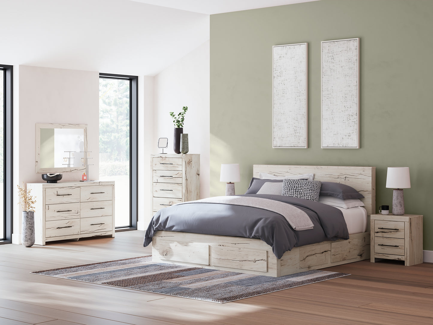 Lawroy  Panel Storage Bed