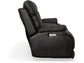 Clive Power Reclining Loveseat with Console and Power Headrests and Lumbar