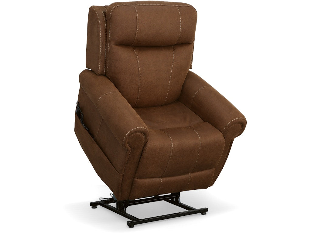 Stewart Power Lift Recliner with Power Headrest and Lumbar