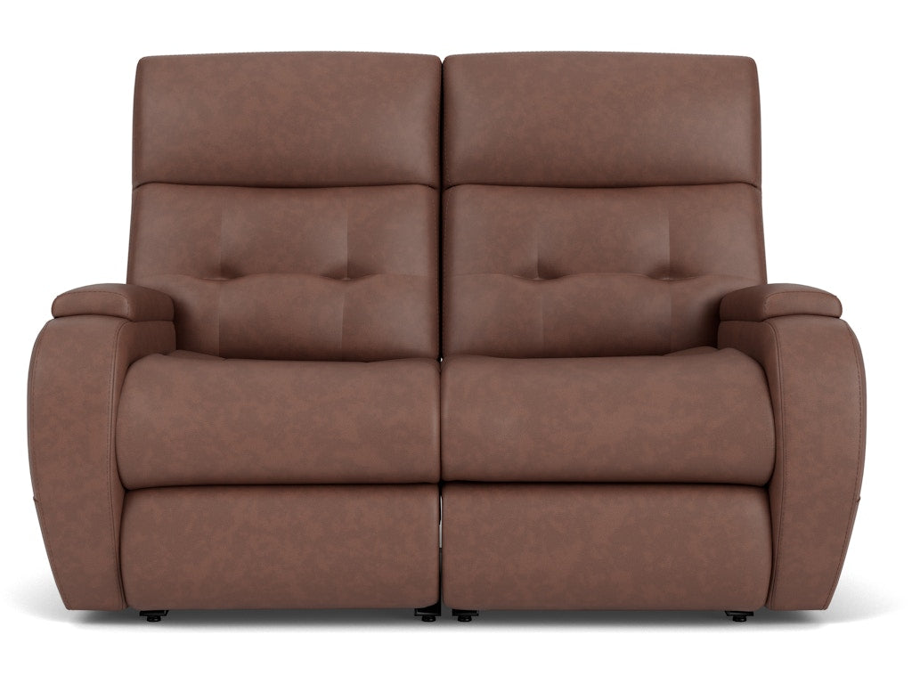 Strait Power Reclining Loveseat with Power Headrests