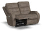 Strait Power Reclining Loveseat with Power Headrests