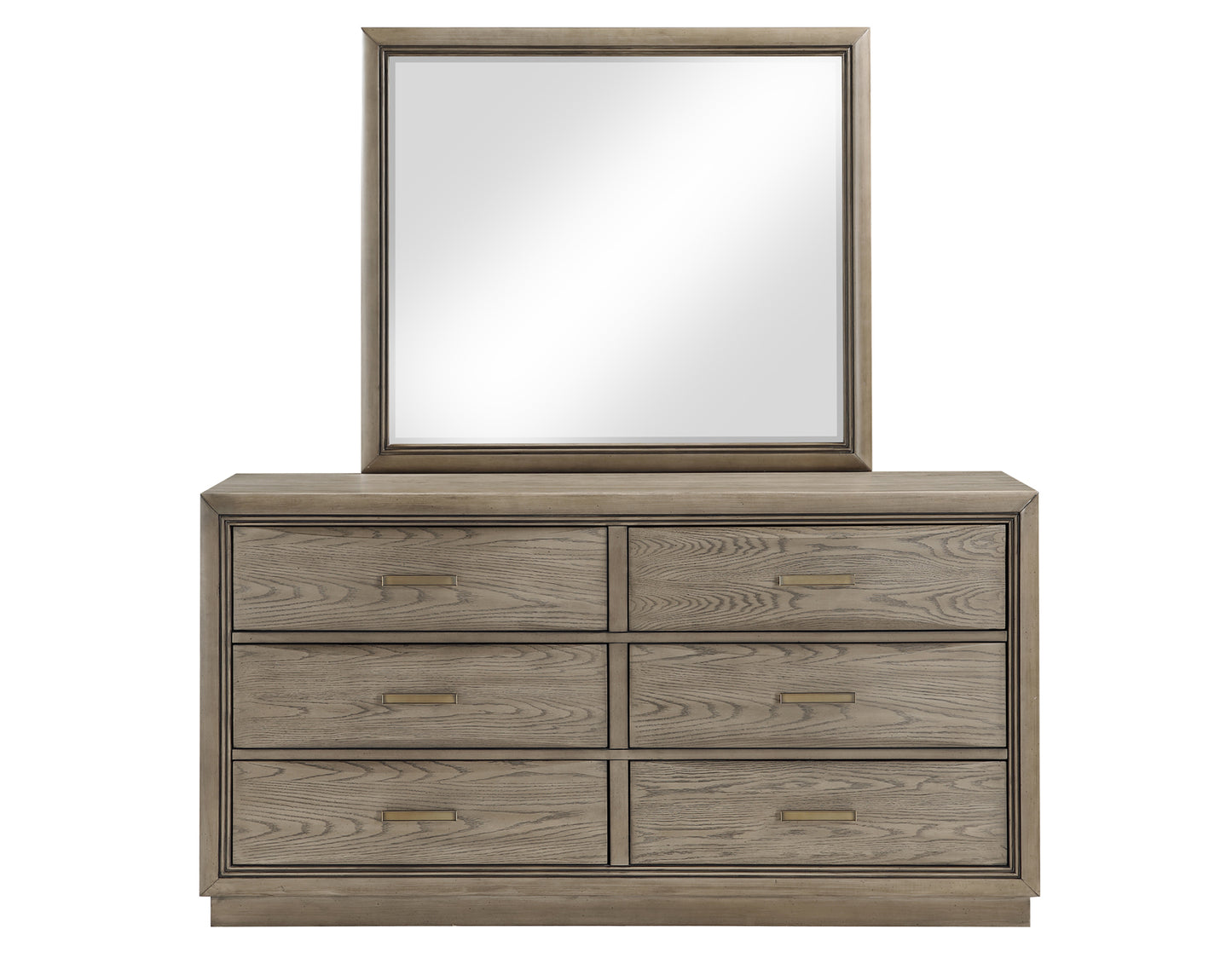 Sonoma 66″ Six-Drawer Dresser And Mirror