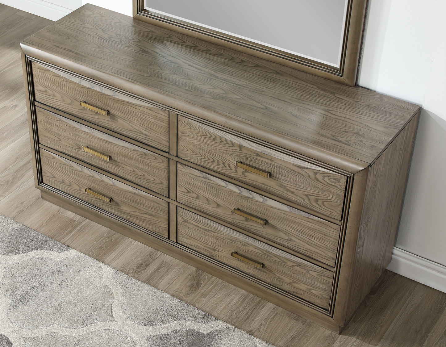 Sonoma 66″ Six-Drawer Dresser And Mirror