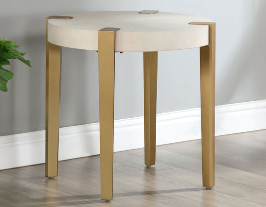 Gracie End Table, White