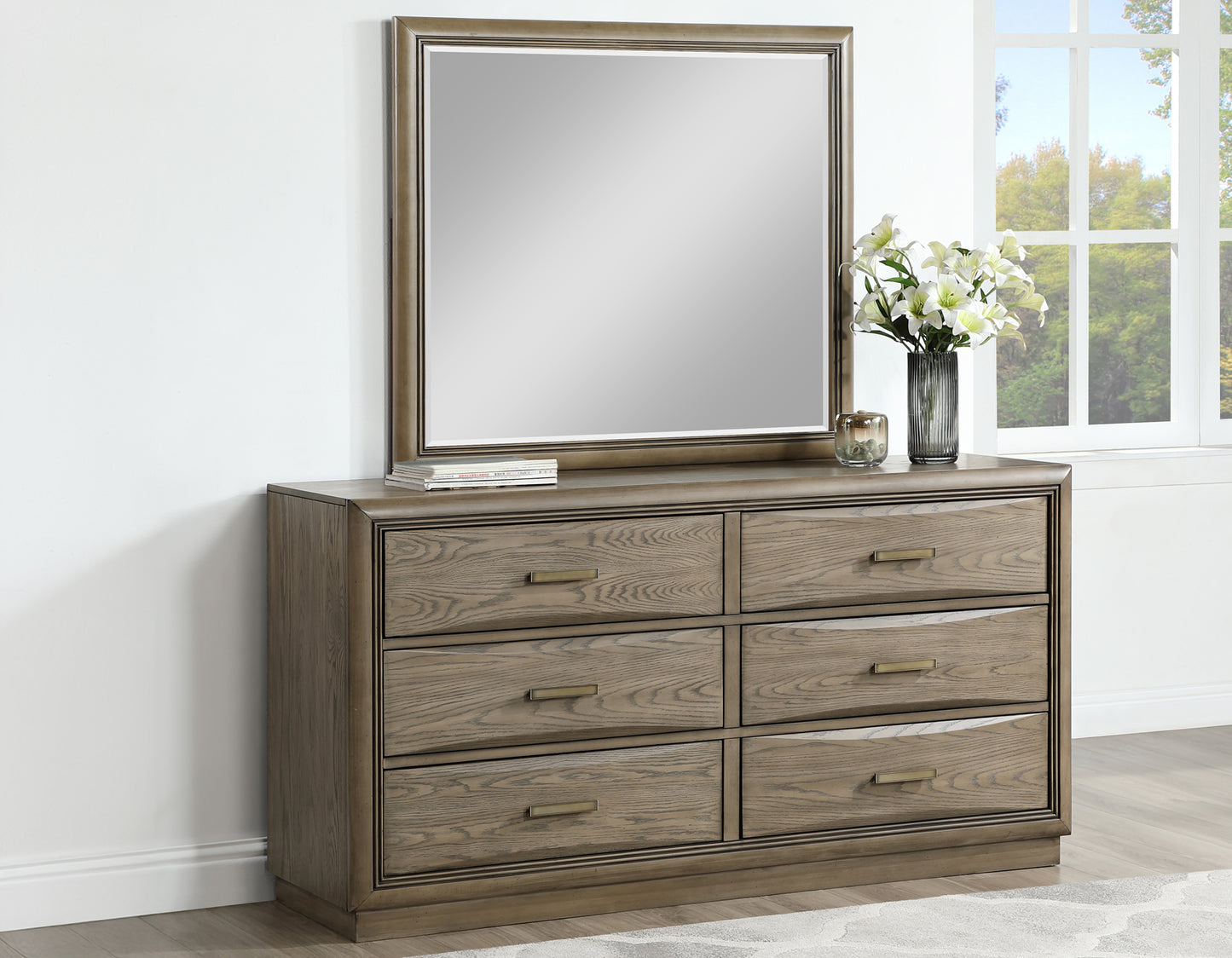 Sonoma 66″ Six-Drawer Dresser