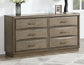 Sonoma 66″ Six-Drawer Dresser