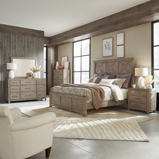 Skyview Lodge - Queen Panel Bed, Dresser & Mirror, Chest, Night Stand