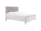 Cassie Illuminating Queen Bed, Shimmering Pearl Finish