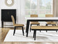 Vida 72" White Marble Top Dining Table, Black Finish
