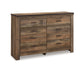 Trinell King Panel Bed with Dresser, Chest and 2 Nightstands