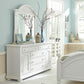 Summer House I - Queen Panel Bed, Dresser & Mirror