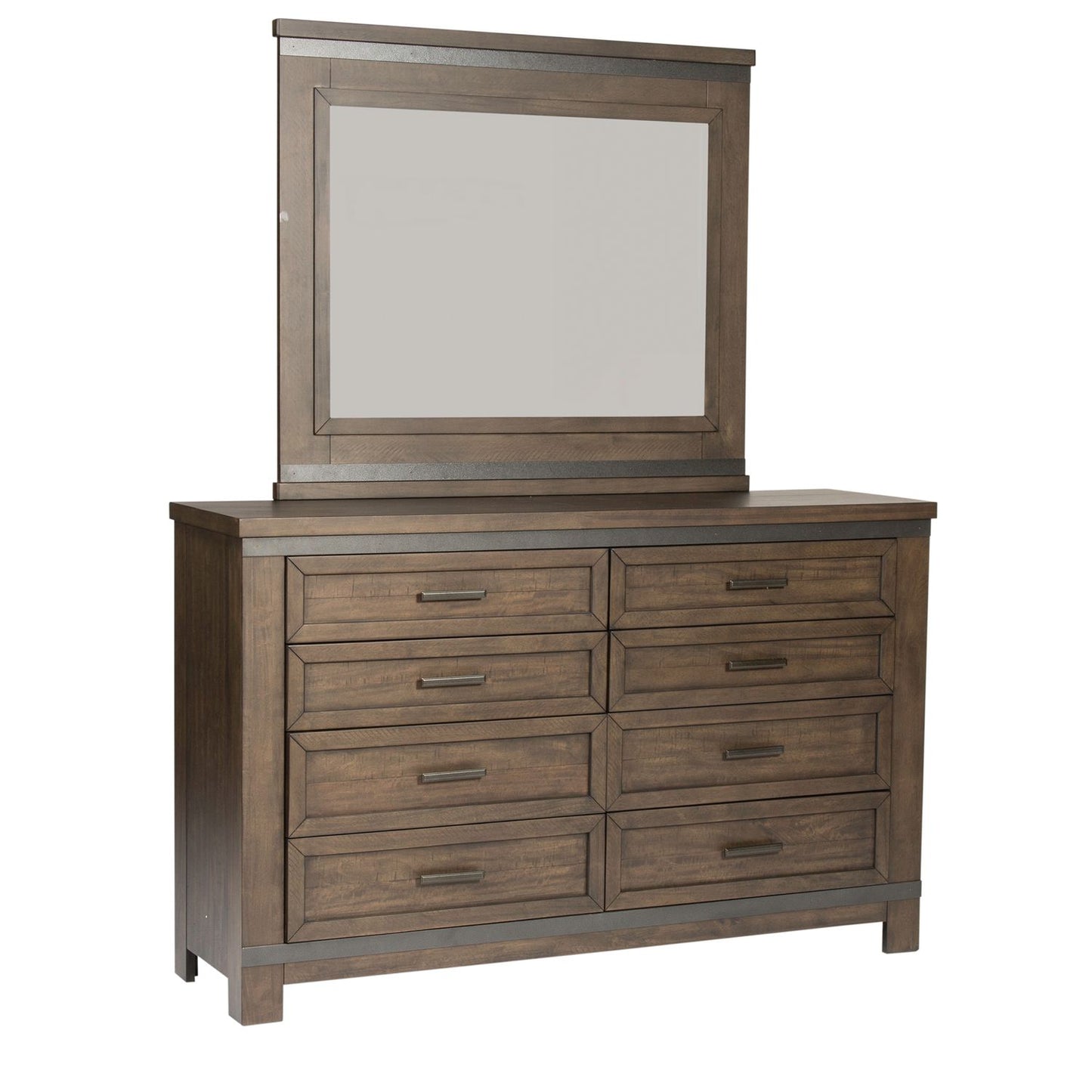 Thornwood Hills - Queen Panel Bed, Dresser & Mirror, Night Stand