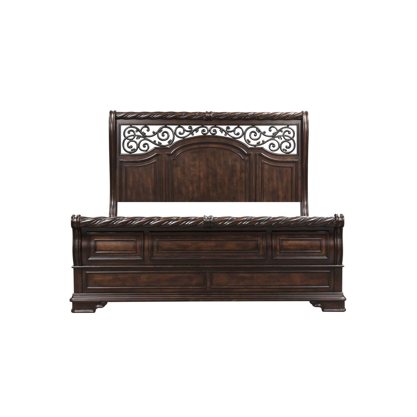 Arbor Place - King California Sleigh Bed, Dresser & Mirror