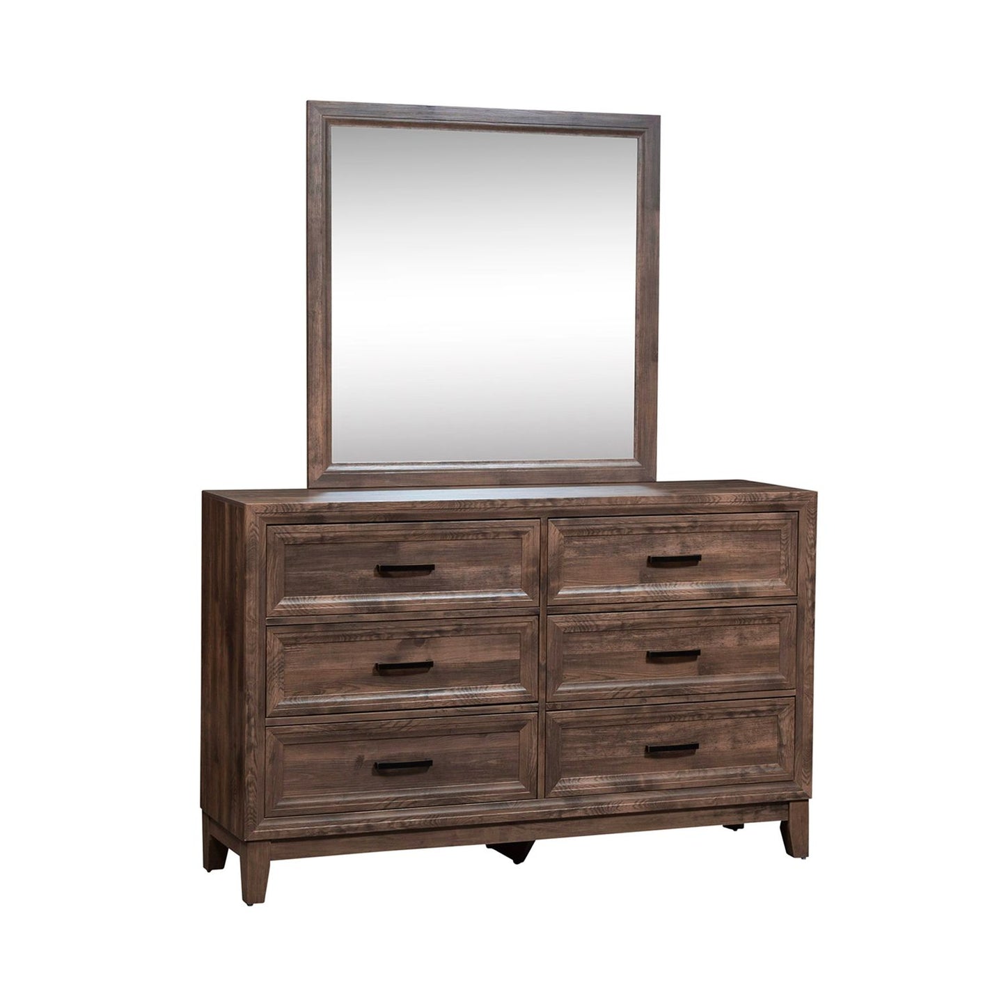 Ridgecrest - Queen Panel Bed, Dresser & Mirror, Night Stand