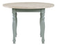 Darcy 42" Round 5-Piece DIning Set, Mint Green and Natural Finish