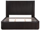 Henry Reeded King Bed, Espresso Finish